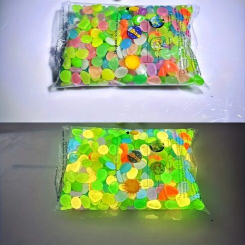 Glow In The Dark Pebbles | Luminous Resin Stones for Garden, Aquarium & Pathway Decor | Eco-Friendly Night Glow Landscaping Stones - Image 4