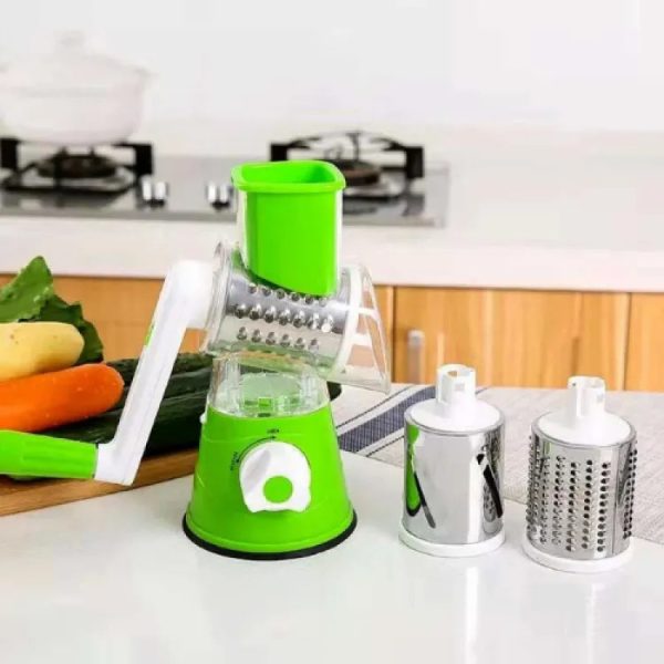 3-in-1 Vegetable Cutter Machine | Multi-Function Manual Chopper, Slicer & Dicer | Fast & Easy Kitchen Tool