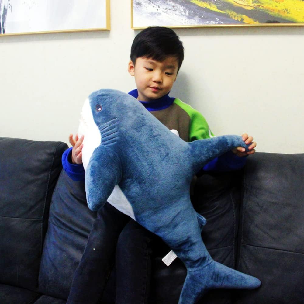 Ryttir Sharks Stuffed Animal Plush Pillow | Plush Sea Animal Pillow for Kids Boys & Girls – 100, 60 cm - Image 6