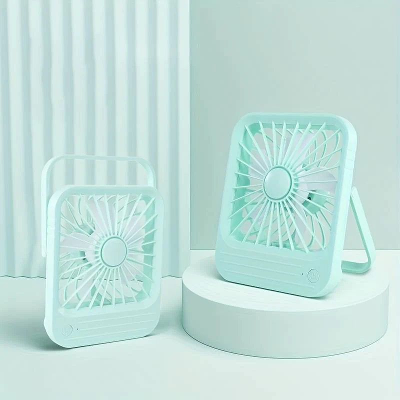 Quite Hanging Desk Fan | Mini USB Rechargeable Fan | Perfect for Indoor & Outdoor Cooling Needs