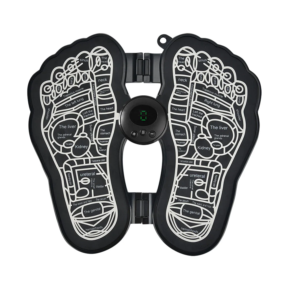 Electric EMS Foot Massager Pad | Foldable Foot Massage Mat | Improve Blood Circulation Relieve Pain Health