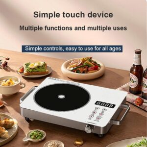 Ancher Plus SV-605 Infrared Cooker | 2200W Digital Ceramic Stove |  Portable Ceramic Hot Plate | Compact 2200W Hot Plate for Fast Cooking