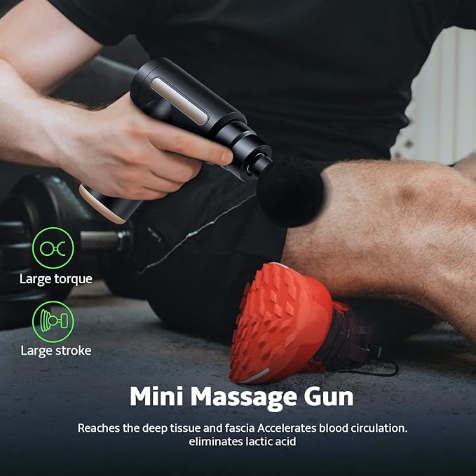 Deep Tissue Massage Gun | Powerful Handheld Percussion Massager for Pain Relief & Muscle Recover | Portable Muscle Relief and Relaxation Tooly | - Image 10