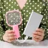 Mini Electric Mosquito Racket | Rechargeable Fly Trap Zapper with Safe Triple Mesh Design | Handheld Fly Zapper for Indoor & Outdoor Use - Image 3