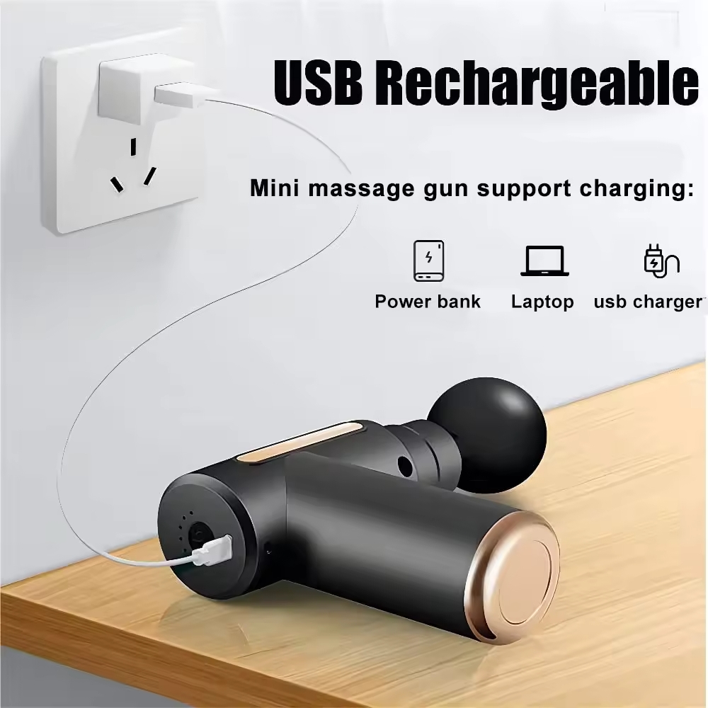 Deep Tissue Massage Gun | Powerful Handheld Percussion Massager for Pain Relief & Muscle Recover | Portable Muscle Relief and Relaxation Tooly | - Image 4