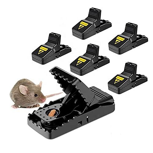Best Seller – Automatic Spring Mouse Trap | Reusable Plastic Rat & Mice Catcher (Black) | Quick-Snap Spring Trap for Mice & Rats - Image 3