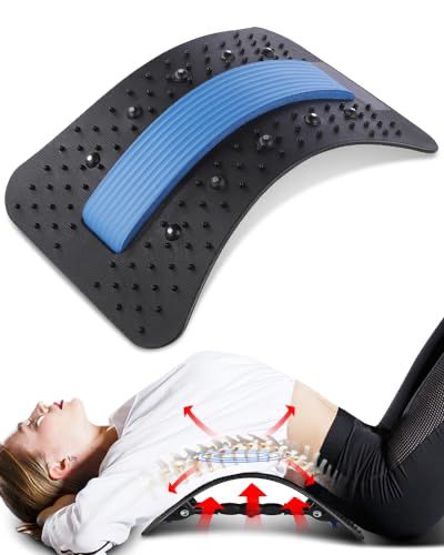 Back Stretcher Lumbar Back Pain Relief | Multi-Level Back Massager Device | Pain Relief Back Massage Posture - Image 3