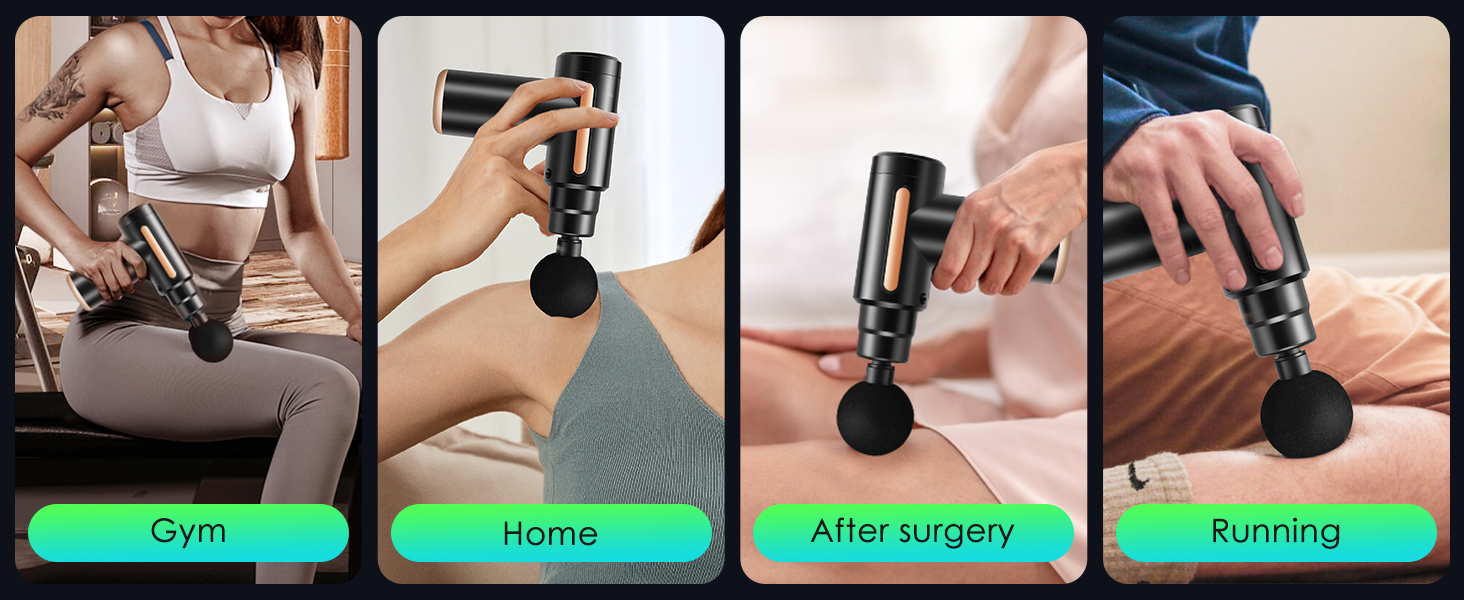 Deep Tissue Massage Gun | Powerful Handheld Percussion Massager for Pain Relief & Muscle Recover | Portable Muscle Relief and Relaxation Tooly | - Image 9