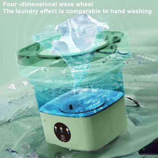 Portable Foldable Washing Machine | The Ultimate Space-Saving Portable Laundry Basket - Image 2