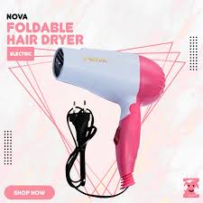 Nova Foldable Hair Dryer | Electric Foldable Hair Dryer | 1000W Fast Drying With Smooth Results - Image 4