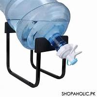 Portable Water Dispenser Bottle Stand with Nozzle Tap | Strong & Foldable | For Home & Outdoor Use | Easy Dispensing for Large Bottles - Image 4