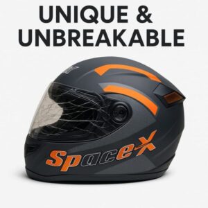 Unbreakable Space X Helmet – Ride Safe, Ride Bold | AstroCore Helmet – Built with Space X Precision