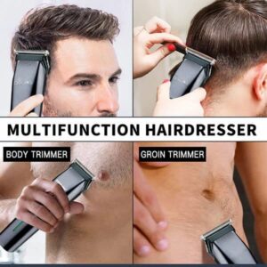 3-in-1 Rechargeable Grooming Kit | Men’s Sharp Trimmer & Precision Face Shaver | Gaemy Powerful Trimmer & Face Shaver for Men
