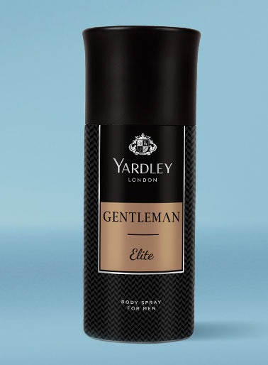 Yardley London Gentleman Elite Deodorant Body Spray – 150ml | Long-Lasting Masculine Fragrance | Premium Deodorant for Confident Men