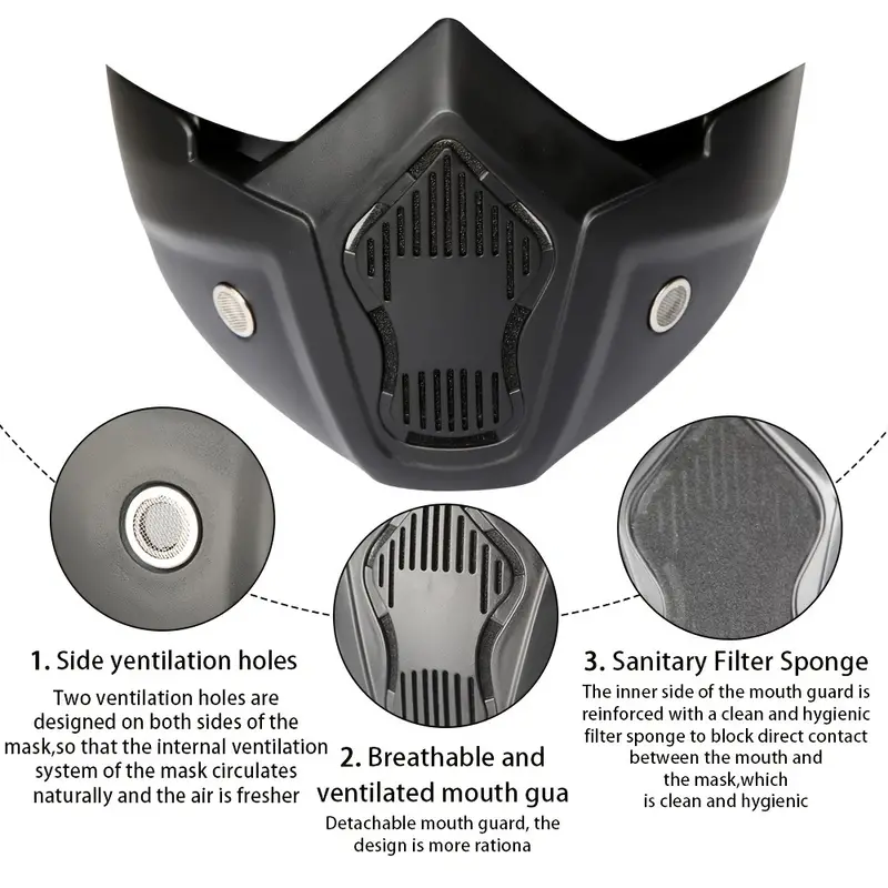 Motorcycle Goggles with Removable Full Face Mask | Detachable Riding Glasses for Dirt Bike, ATV, Motocross, and Off-Road | Random Glass Shade - Image 8