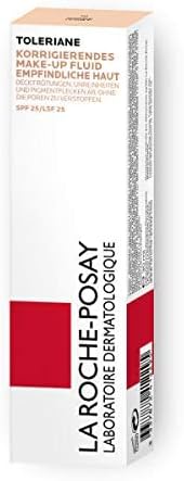 La Roche-Posay Toleriane Corrective Liquid Foundation SPF 25 – High-Coverage, Lightweight Makeup for Sensitive Skin - 30ml – Shade: Ivory - Image 5