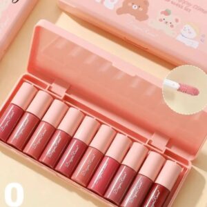 10 Pcs A Beautiful and Happy Time Sexy Pearl Light Mini Lip Gloss Set | Shiny, Moisturizing, Long-Lasting Lip Gloss Collection