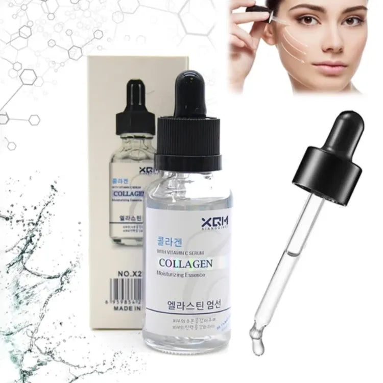 XQM Collagen Moisturizing Face Serum – Vitamin C Infused Nourishing & Brightening Facial Serum for Glowing Skin (30 ml) - Image 3