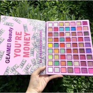63 Colors Eye Shadow Palette – High Pigmentation, Long-Lasting, Waterproof Makeup Kit | Professional Quality Eyeshadow for All Skin Tones