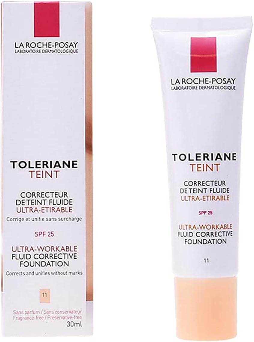 La Roche-Posay Toleriane Corrective Liquid Foundation SPF 25 – High-Coverage, Lightweight Makeup for Sensitive Skin - 30ml – Shade: Ivory - Image 2
