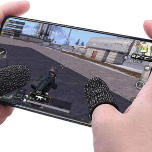 Premium Gaming Finger Sleeves Bundle | Breathable, Anti-Sweat, Touch Screen-Friendly Thumb Gloves for PUBG & Mobile Gaming