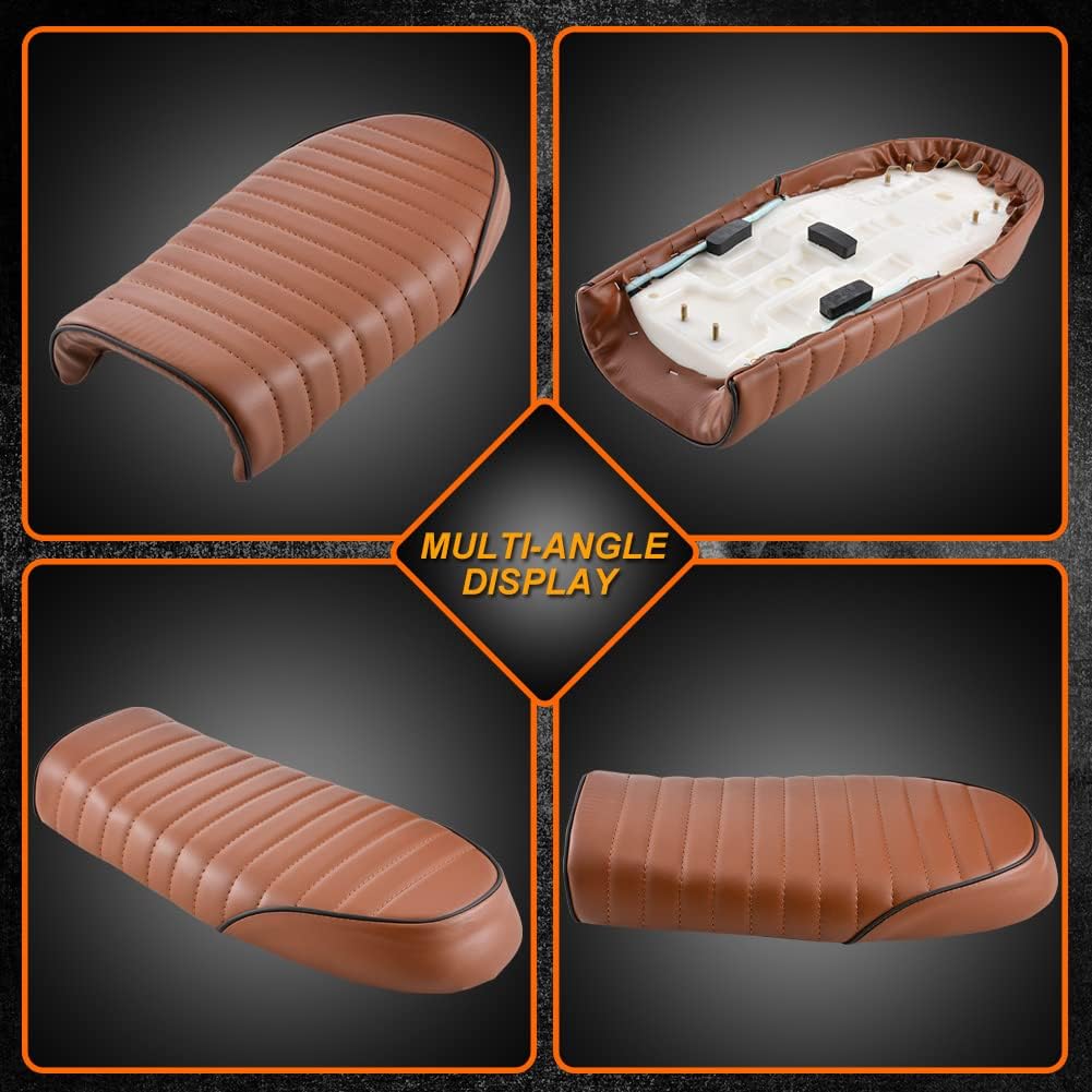 High-Quality Cafe Racer Bike Seat with Complete Fitting | Universal Fit for CD70, 125cc & All Compatible Bikes - Image 5