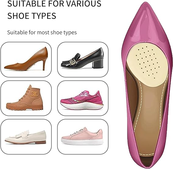 Silicone Anti-Slip Heel Pads for Women | Pain Relief Gel Cushion Insoles for High Heels, Pumps & Sandals | Reusable Soft Foot Comfort Inserts (2PCS) - Image 9