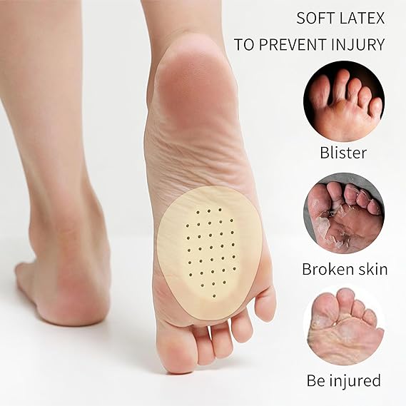 Silicone Anti-Slip Heel Pads for Women | Pain Relief Gel Cushion Insoles for High Heels, Pumps & Sandals | Reusable Soft Foot Comfort Inserts (2PCS) - Image 8