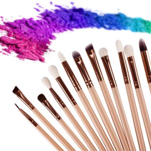 Lover Bar 15 Pcs Makeup Brush Set with Travel Organizer Pouch (Random Color) | Professional Make Up Eye Brushes Set for Face, Eyes & Lips