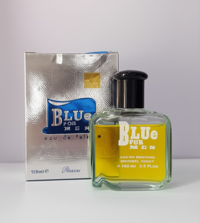Blue For Men Perfume – 100ml | Classic Eau De Parfum | Invigorating Fresh Scent for the Modern Gentleman | Long-Lasting Men’s Fragrance - Image 4