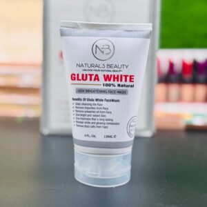 Gluta White Original Skin Brightening Face Wash – 120ml | Gentle Glow & Natural Radiance