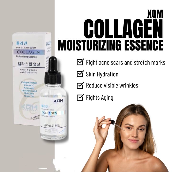 XQM Collagen Moisturizing Face Serum – Vitamin C Infused Nourishing & Brightening Facial Serum for Glowing Skin (30 ml) - Image 5