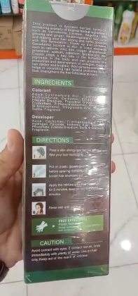 Quick Shine Hair Color Shampoo Gel – Dark Brown (200ml) | Instant Hair Coloring & Shine | Long-Lasting, Ammonia-Free Formula for Men & Women - Image 3