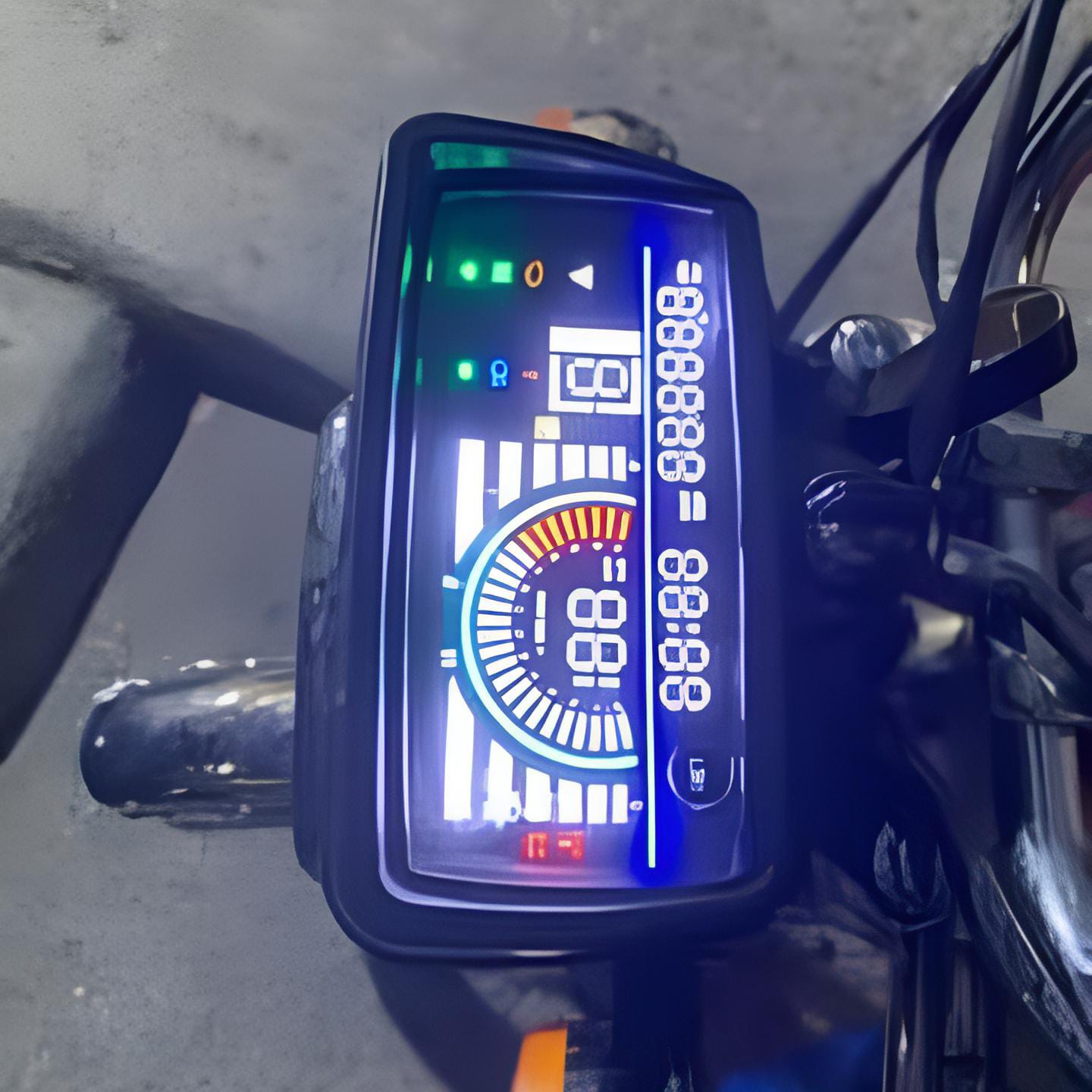 Digital Speedometer for CG125 Motorcycle – Fully Digital Meter with Backlight Display | Universal Bike Digital Meter - Image 2