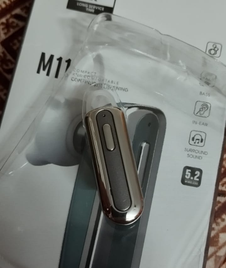 M11 TWS 5.1 Bluetooth Earphones | HiFi Stereo Wireless Earbuds with Charging Case | Touch Control Headphones (Random Color) - Image 9