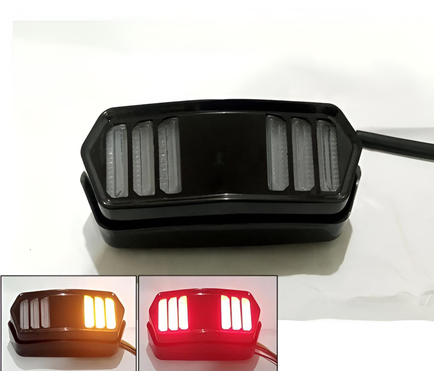 Universal Motorbike Back Light with Indicator | Audi Style LED Tail Light with DRL | Stylish Rear Light for All Bikes - Image 9