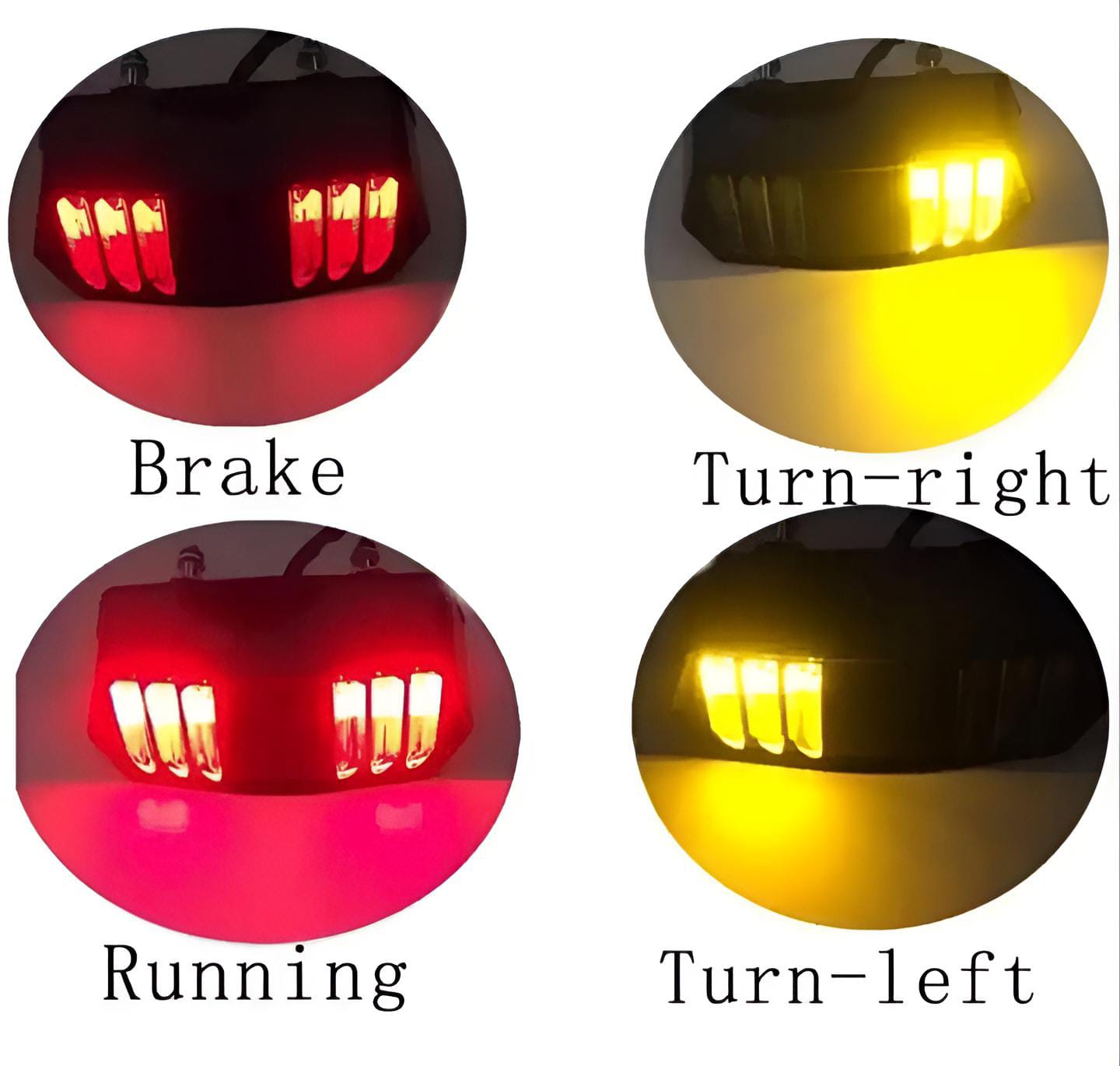 Universal Motorbike Back Light with Indicator | Audi Style LED Tail Light with DRL | Stylish Rear Light for All Bikes - Image 11