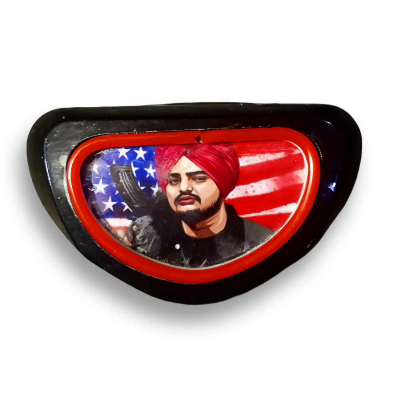 Sidhu Moose Wala 70cc Motorcycle Back Light with DRL | Fancy Neon LED Tail Light (Random Sidhu Moose Wala Design) - Image 3