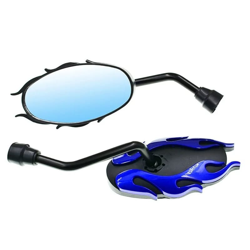 1 Pair Universal Motorcycle Side Rear View Mirrors | Back Side Mirrors for Honda, Yamaha, Suzuki, Kawasaki, Dirt Bikes, TaoTao, Lifan (Random Color) - Image 5