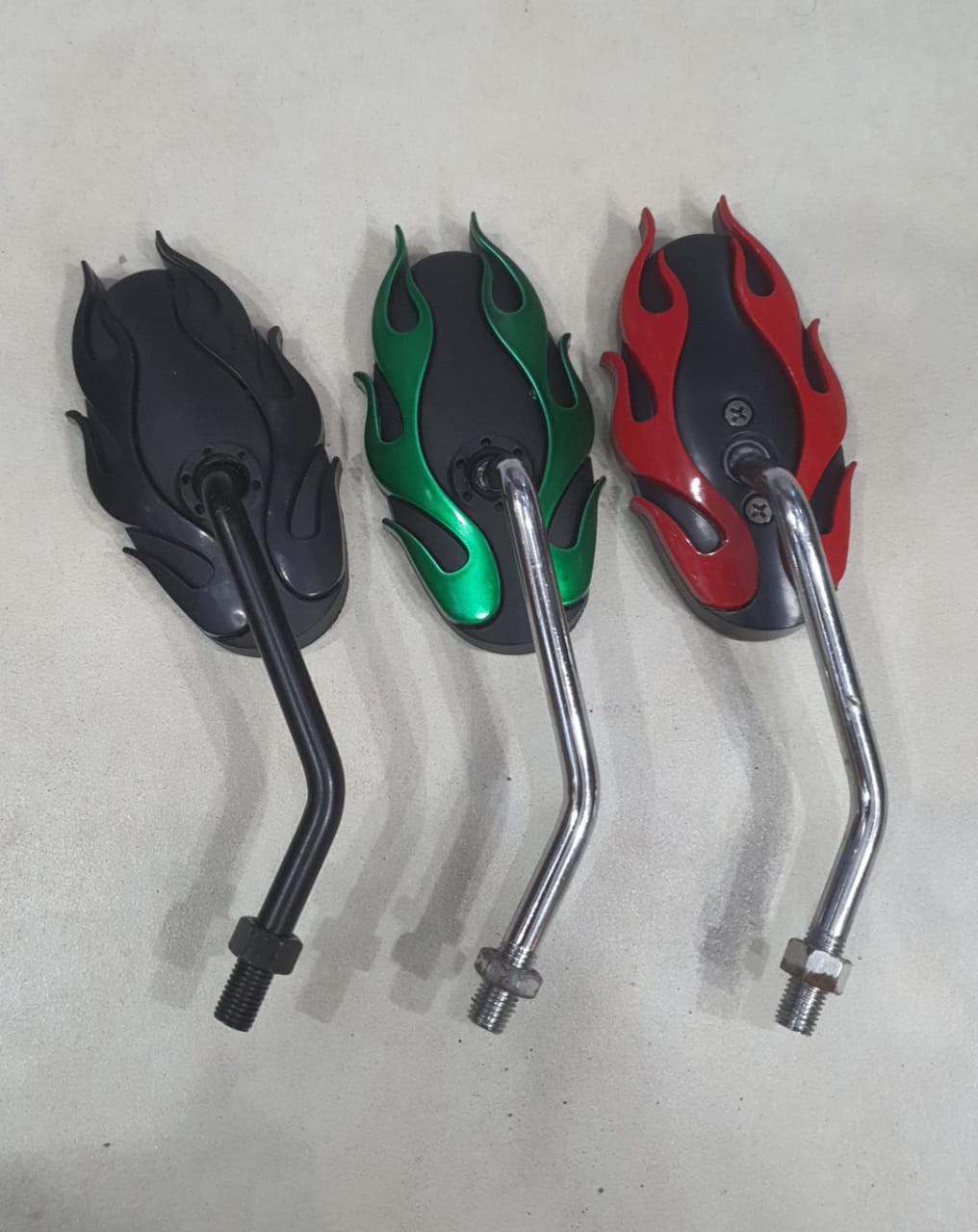 1 Pair Universal Motorcycle Side Rear View Mirrors | Back Side Mirrors for Honda, Yamaha, Suzuki, Kawasaki, Dirt Bikes, TaoTao, Lifan (Random Color) - Image 8