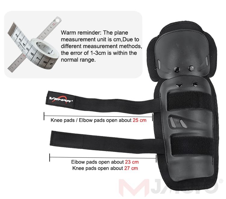 4 Pcs Motorcycle Knee & Elbow Pads Set | Breathable Motocross Protective Gear | Anti-Fall, Windproof & Shockproof Guards for Riders - Image 10