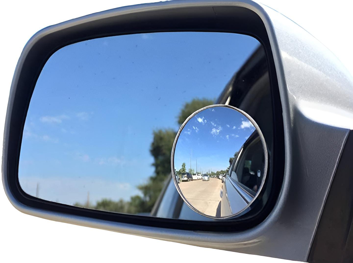 2 Pcs Rotatable Car Blind Spot Mirrors | 360° Adjustable Round Rear View Side Mirrors with Original Glass Lens for All Cars - Image 6