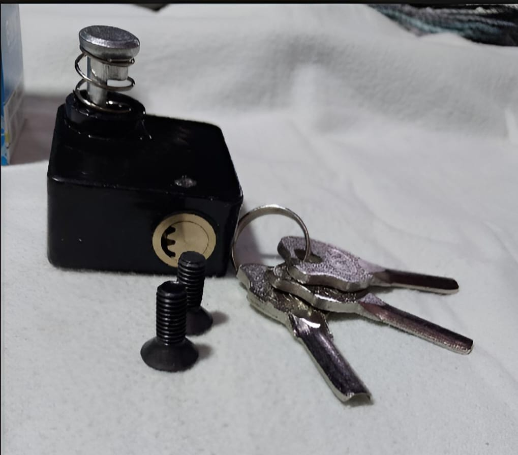 Bike Push Handle Lock with L-Key | Heavy Duty Motorcycle Safety Handlebar Lock | Anti-Theft Security Lock for All Bikes & Scooters - Image 2