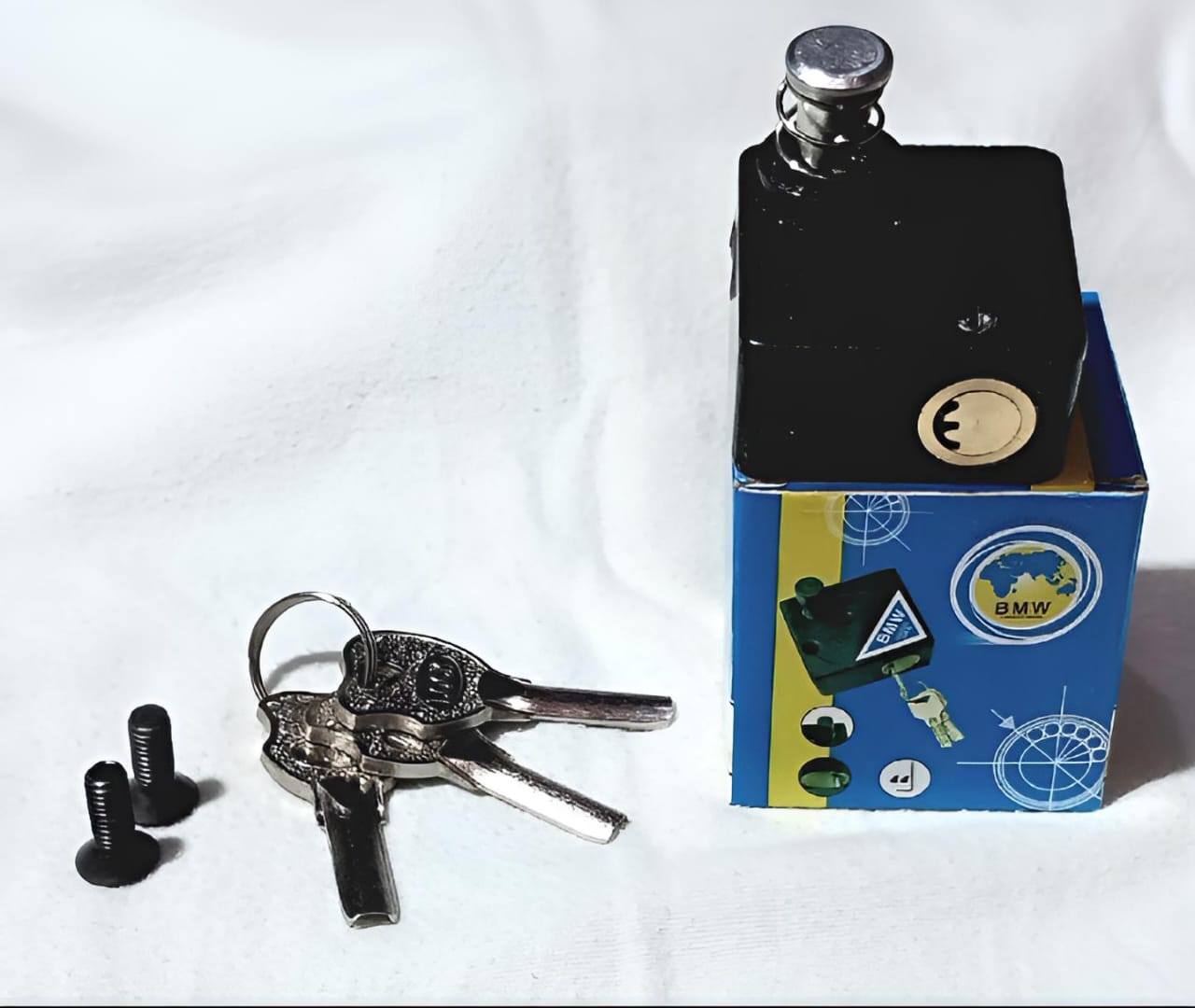 Bike Push Handle Lock with L-Key | Heavy Duty Motorcycle Safety Handlebar Lock | Anti-Theft Security Lock for All Bikes & Scooters - Image 5