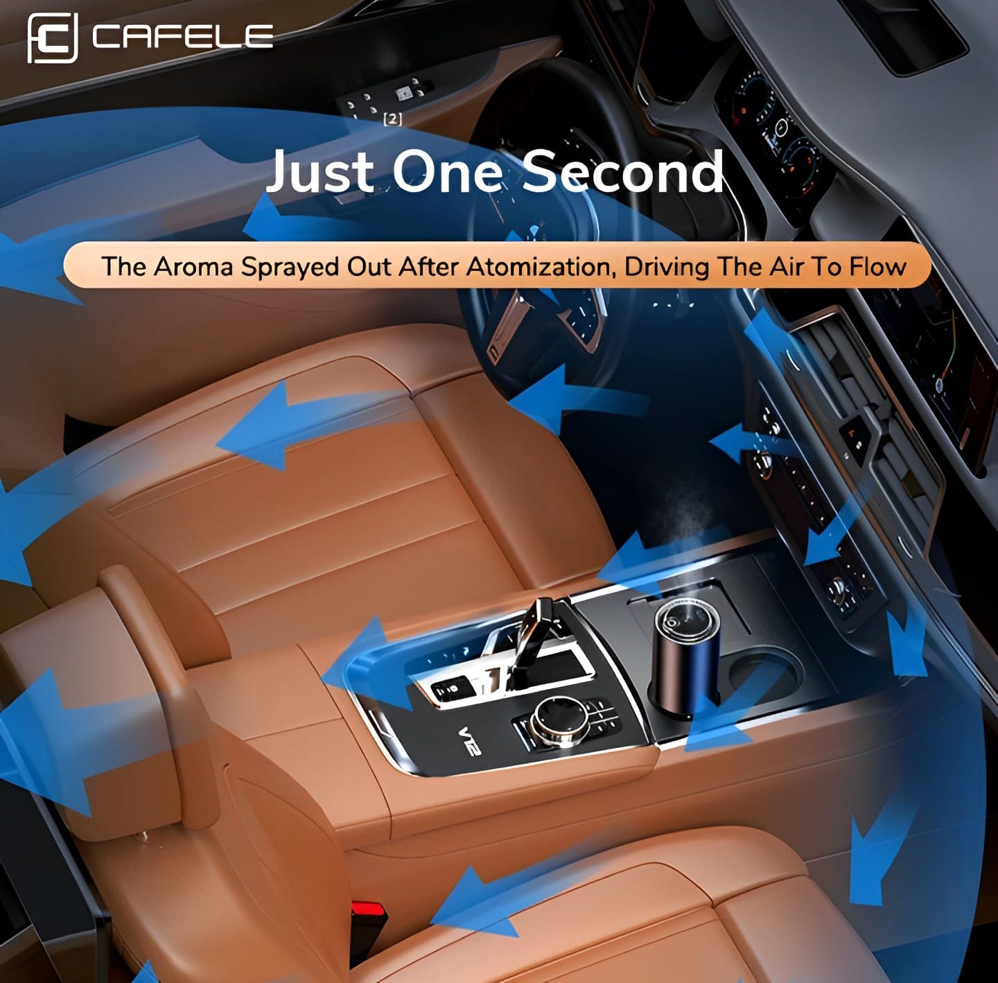 Electronic Air Purifier Auto Aroma Diffuser | Car Interior Deodorizer & Fragrance Freshener | Must-Have Car Accessory (Harmless & Long-Lasting) - Image 6