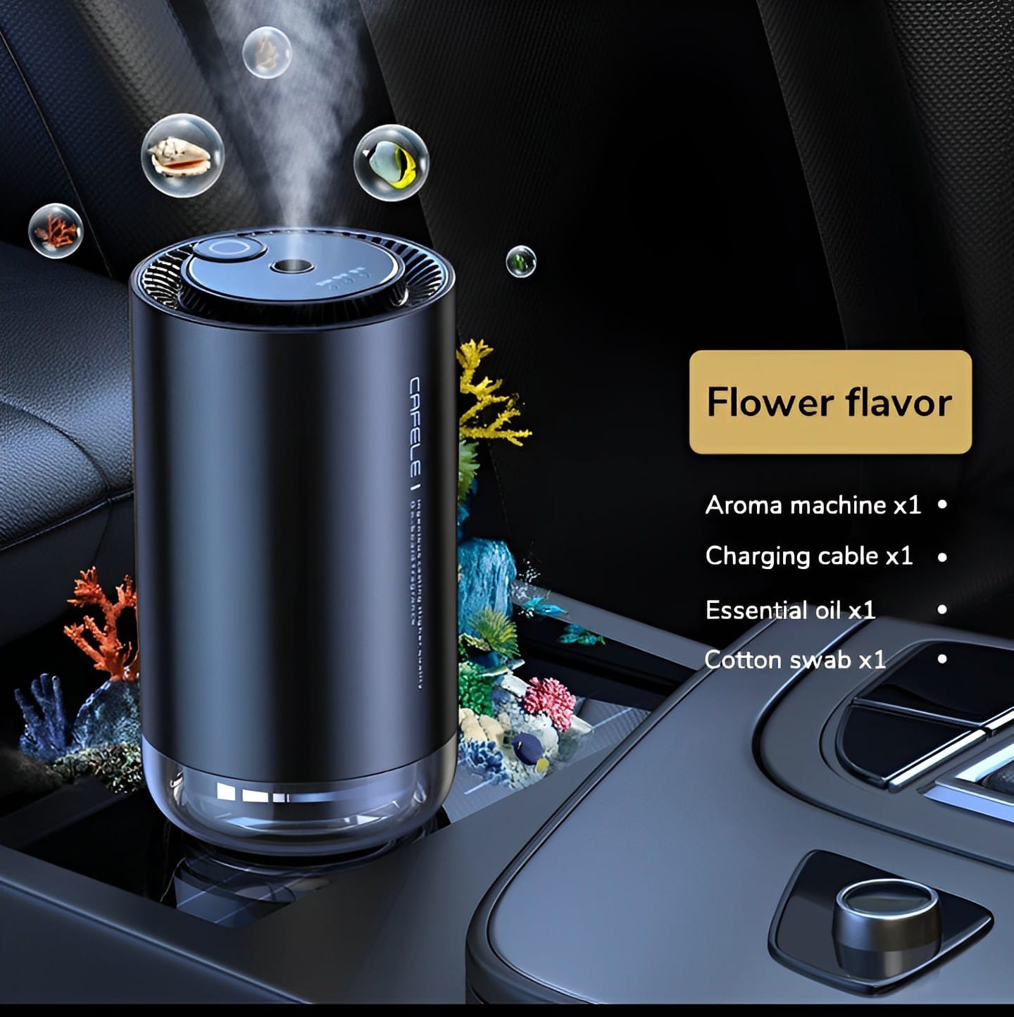Electronic Air Purifier Auto Aroma Diffuser | Car Interior Deodorizer & Fragrance Freshener | Must-Have Car Accessory (Harmless & Long-Lasting) - Image 7