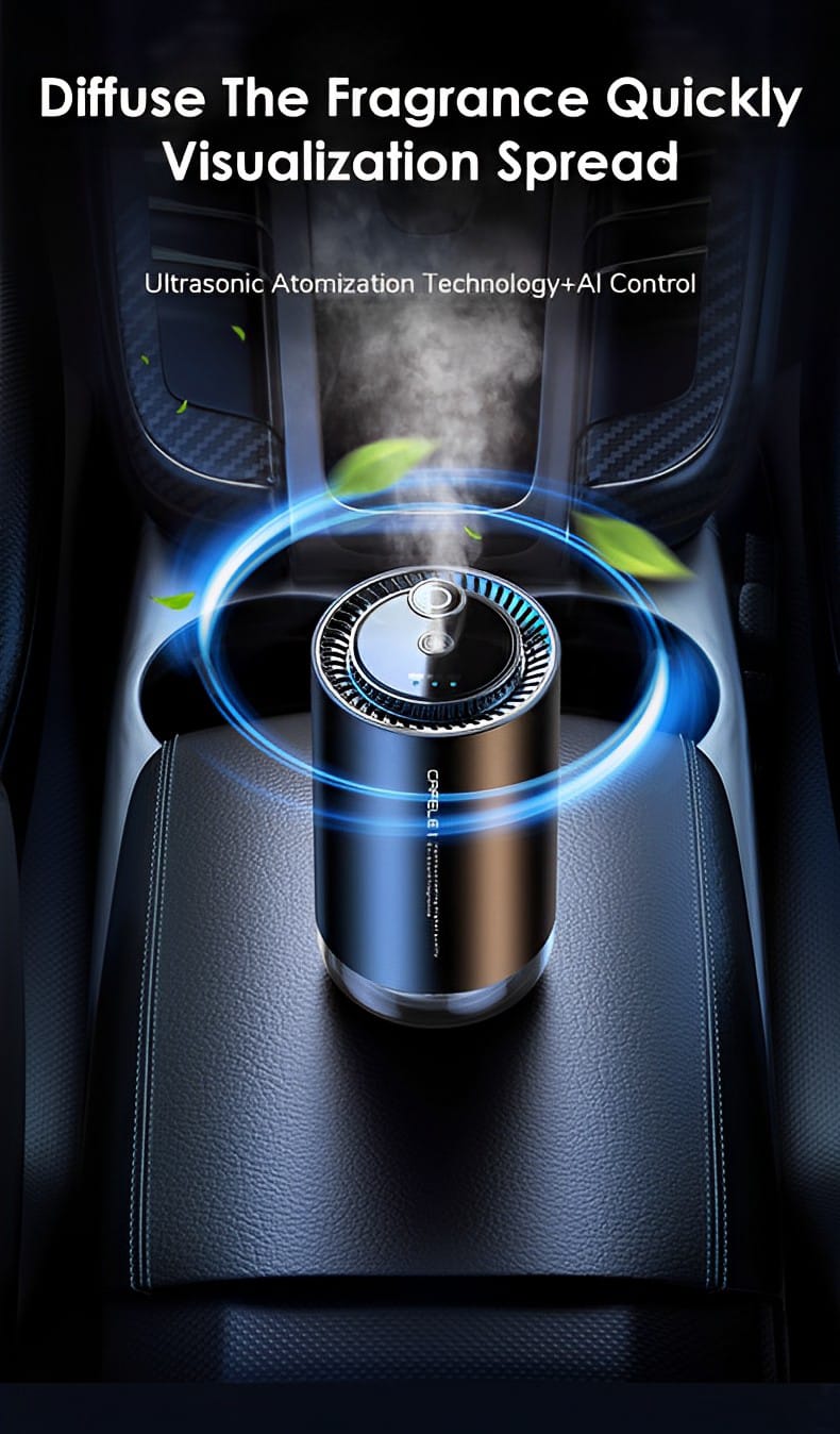 Electronic Air Purifier Auto Aroma Diffuser | Car Interior Deodorizer & Fragrance Freshener | Must-Have Car Accessory (Harmless & Long-Lasting) - Image 11