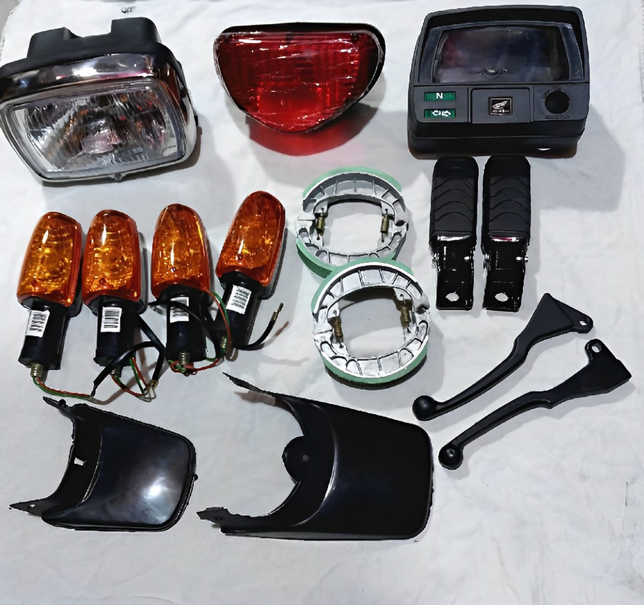 CD70cc & All China Bikes Complete Package | Full Bike Upgrade Combo | Lights, Indicators, Horn, Switch & Accessories Set