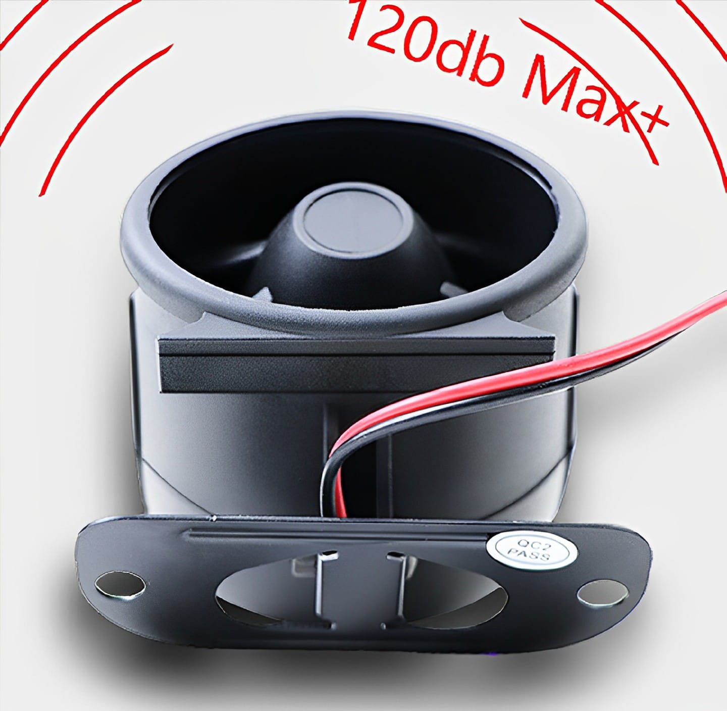 Car Anti-Theft Horn Siren 12V | High Decibel Intelligent Alarm Speaker | Tweeter Voice Siren for Car, Bike, and Security Systems - Image 4