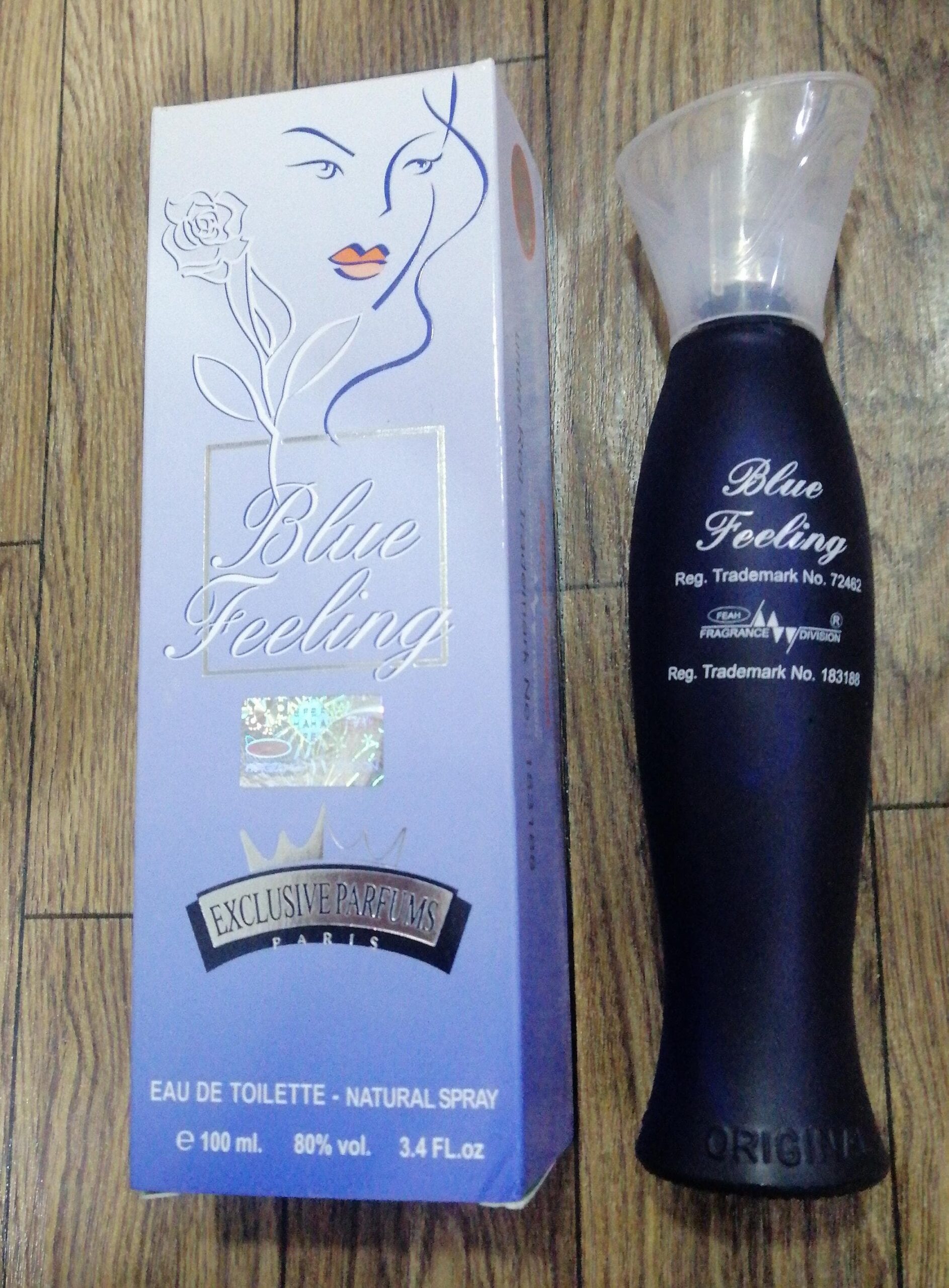 Blue Feeling Perfume Natural Spray – Exclusive 100ML Fragrance for Women | Long-Lasting & Elegant Scent - Image 2